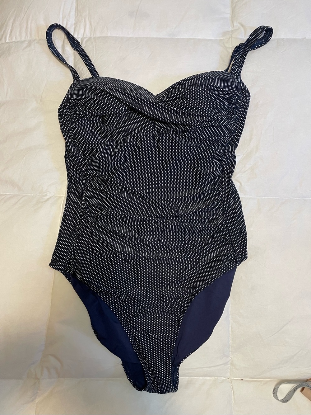 Nip Tuck Polka Dot Swimsuit Sz 10